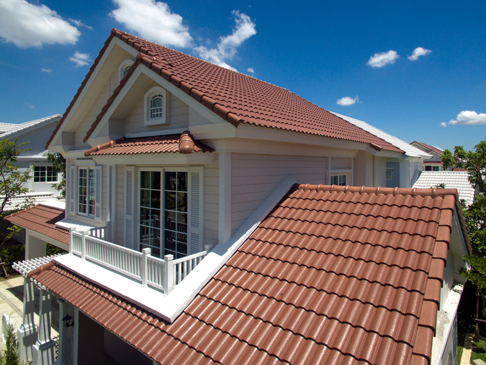 new clay roof tiles