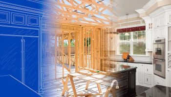 custom home blueprint to finish